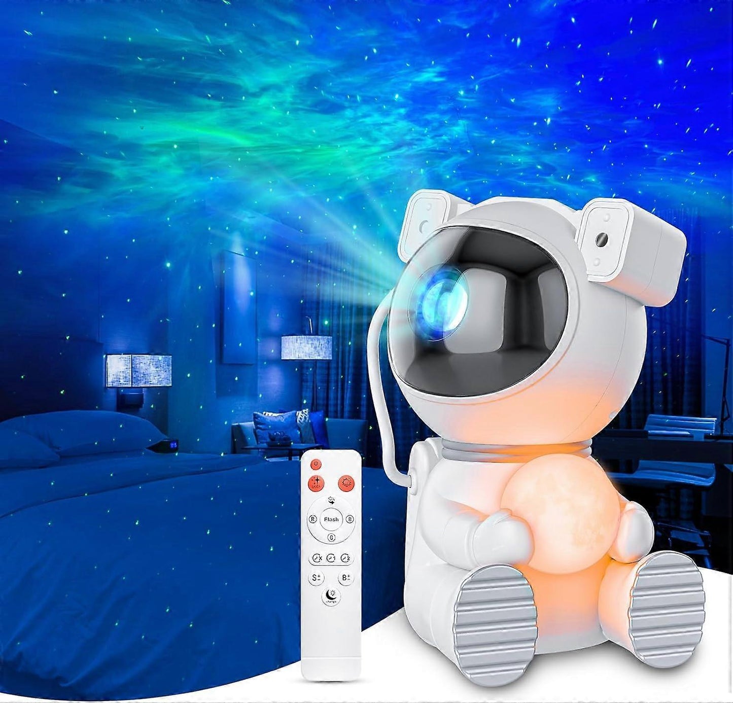 Astronaut Star Projector - Starry Sky Projector with Timer and Remote V1263-JX-4555