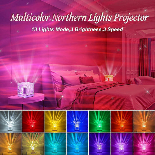 18-Color Aurora Projector - Northern Lights Projector for Bedroom Ceiling V1263-JX-4561