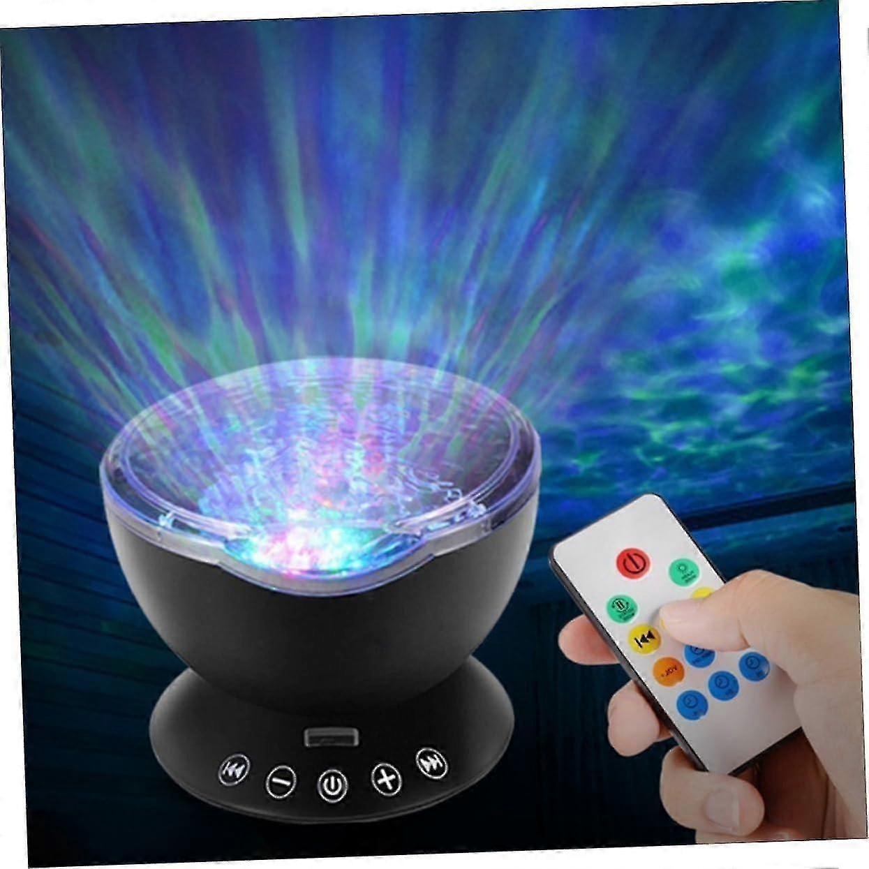 Ocean Projector Light - Bedroom Projection Lamp with Relaxing Water Effect V1263-JX-4565