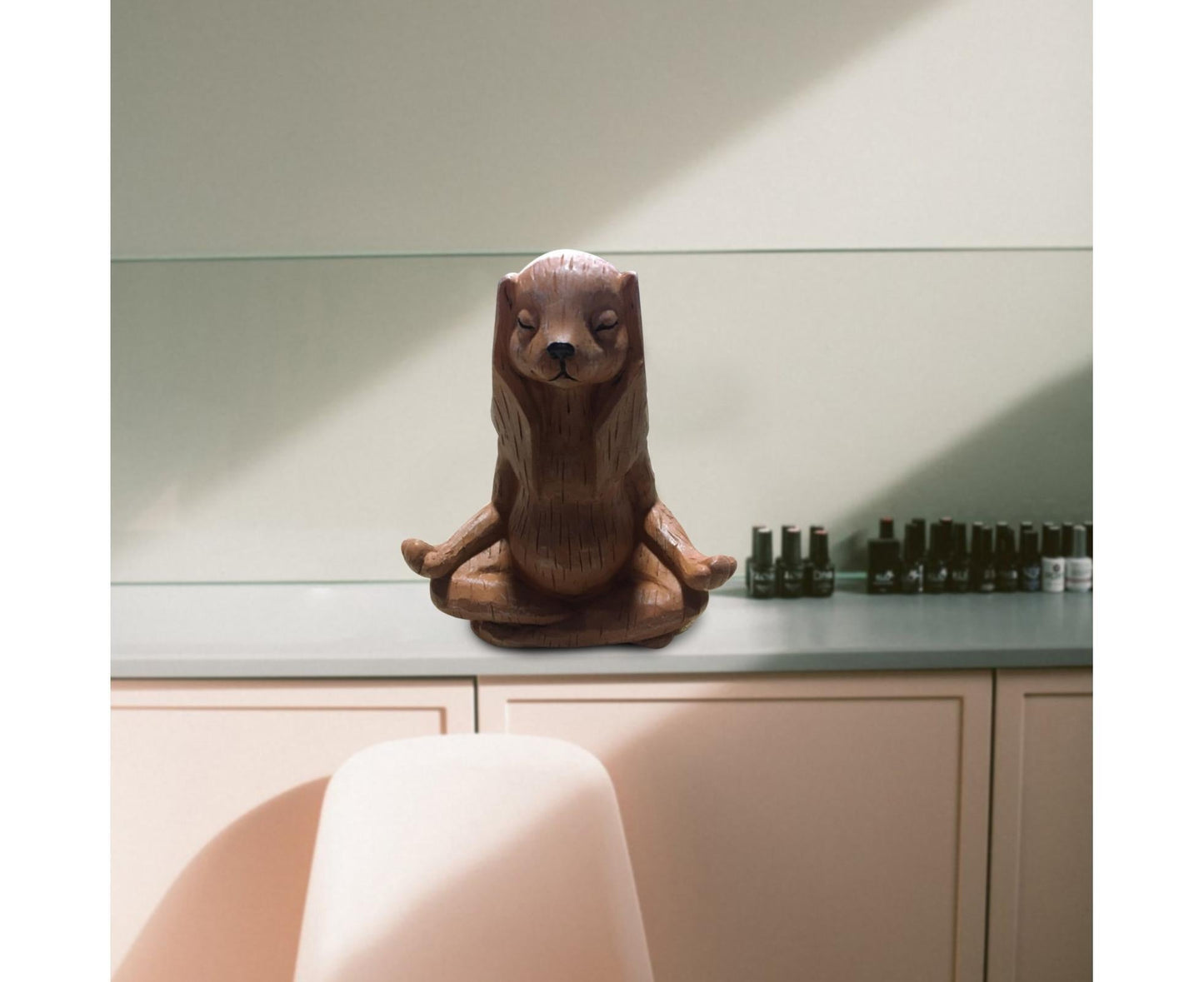 Figurine Rabbit Mold Home Decor Resin Easter Thanksgiving Small Statue for Office V1263-JX-457