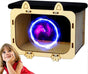 Hologram Phone Projector - Wooden Smartphone Projector Display Stand V1263-JX-4570