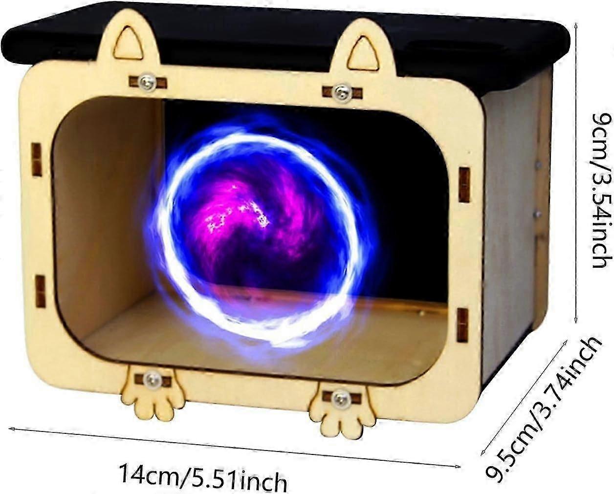 Hologram Phone Projector - Wooden Smartphone Projector Display Stand V1263-JX-4570