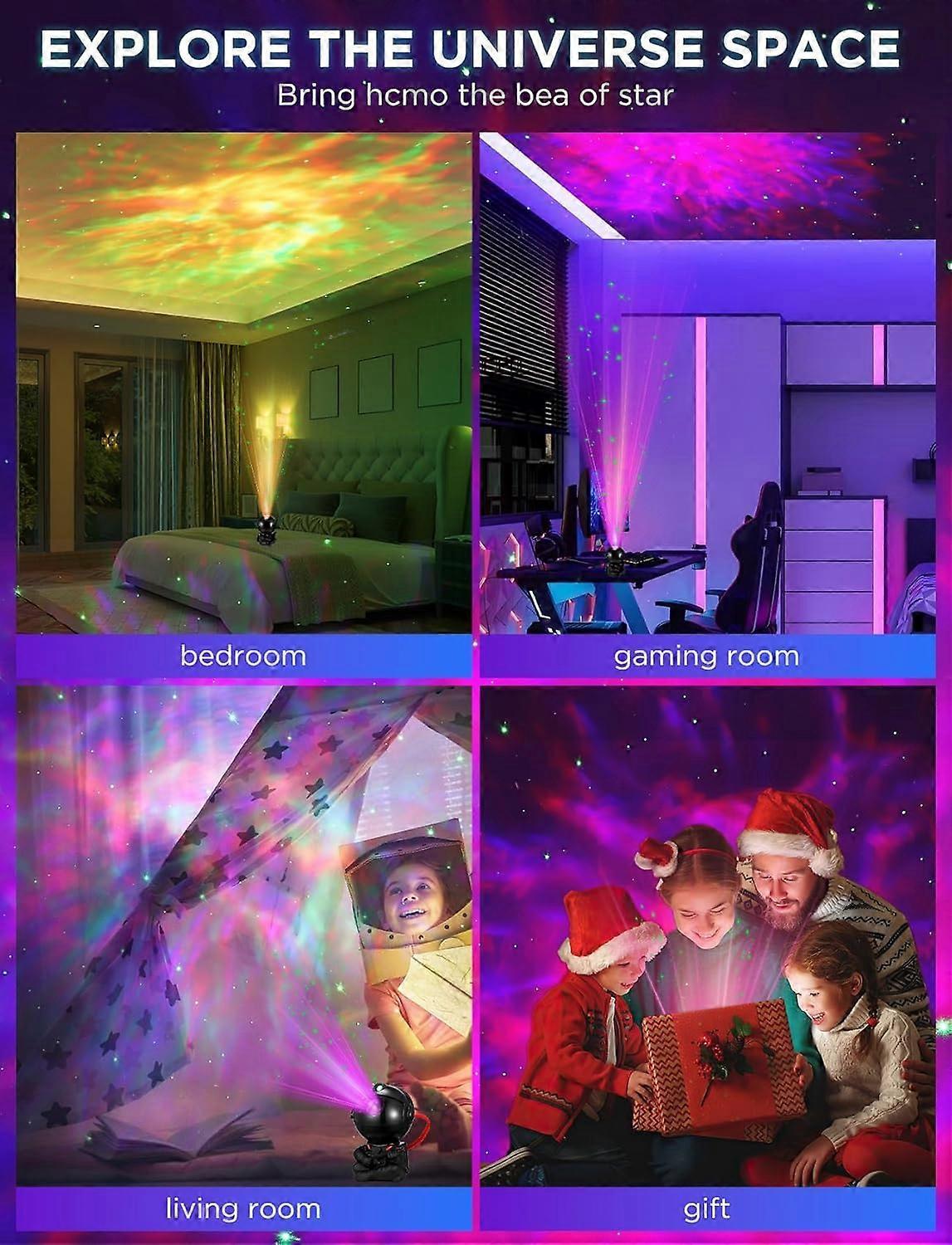 Space Astronaut Projector - Nebula Modes Galaxy Projector with Remote Control V1263-JX-4573