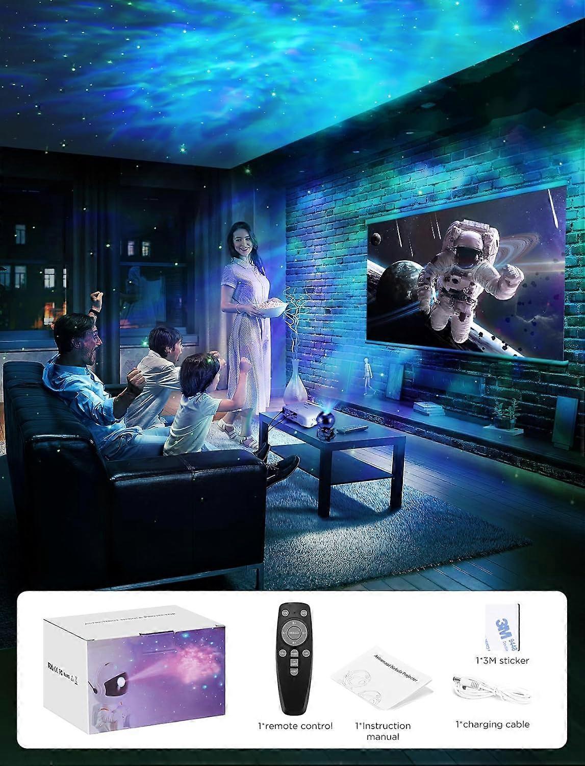 Space Astronaut Projector - Nebula Modes Galaxy Projector with Remote Control V1263-JX-4573