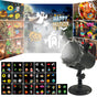 Christmas LED Projector Lamp, 16 Patterns Snowflake Outdoor Decorative Light V1263-JX-4575