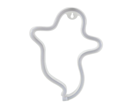 LED Lights Sign Ghost Pattern Beautiful Plastic Luminous Halloween Neon Light for babies-Blue V1263-JX-458