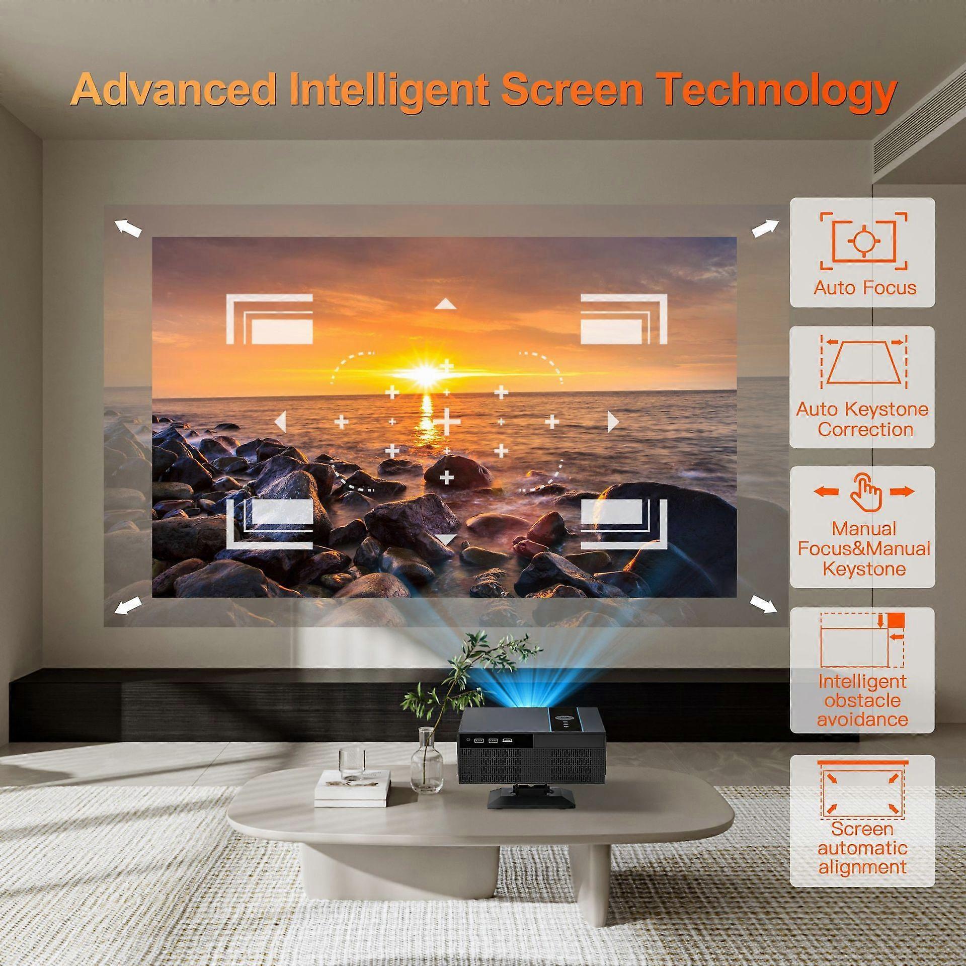 Portable 4K X6 Home Projector V1263-JX-4581