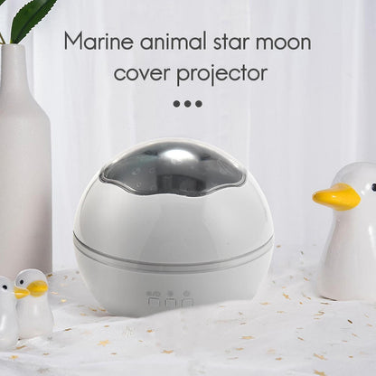 Rotating Sea Animals Cover Projector Lamp Light V1263-JX-4588