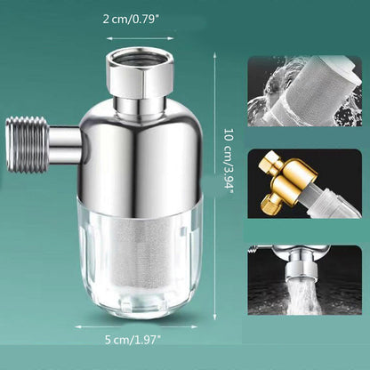 Reusable Sink Water Filter, Steel Household Tap Filter, Easy Installation V1263-JX-4598