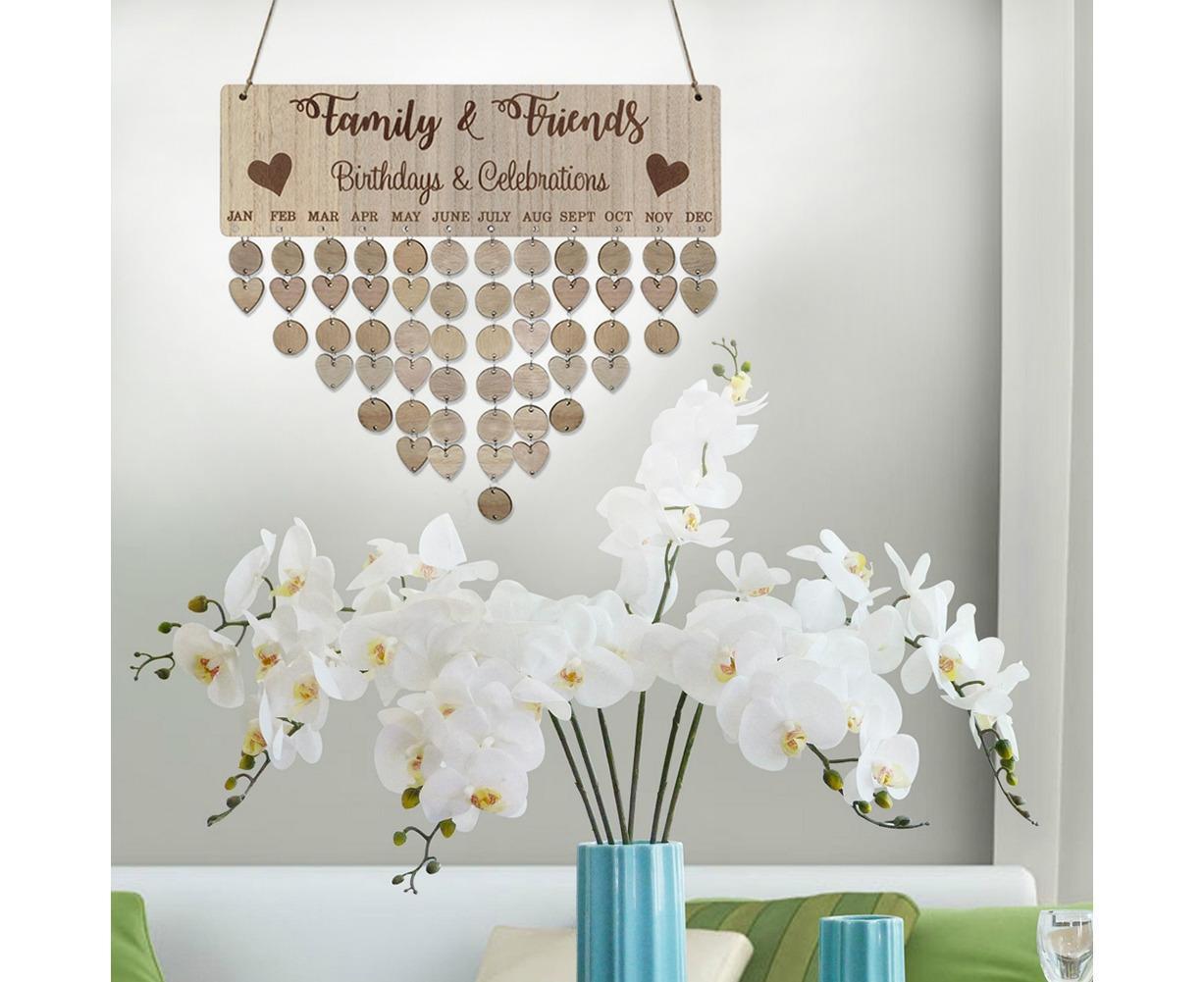 DIY Families Friends Birthday Celebration Calendar Reminder Planner Board Decor V1263-JX-460