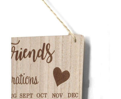 DIY Families Friends Birthday Celebration Calendar Reminder Planner Board Decor V1263-JX-460