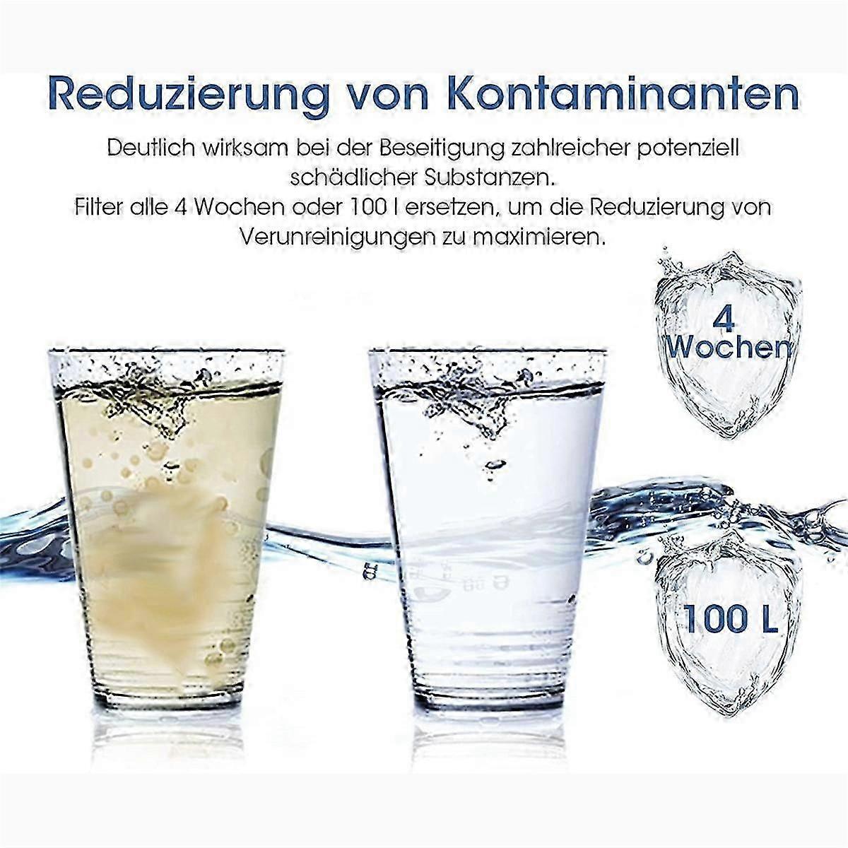 3pcs Maxtra Compatible Water Filter Cartridges for Pitchers V1263-JX-4600