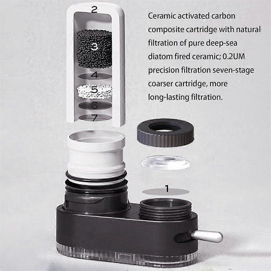 Tap Water Filter Purifier for Faucet, Kitchen and Household Use V1263-JX-4607