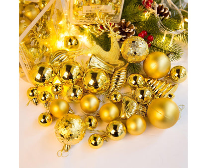 30Pcs Xmas Tree Balls Party Supplies-Golden V1263-JX-462