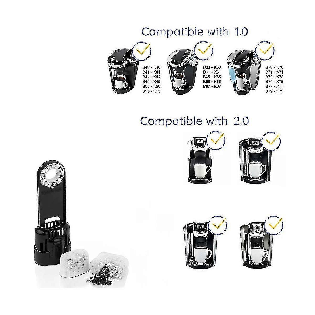 12pcs Replacement Filters for BWF100 Coffee Machines V1263-JX-4624