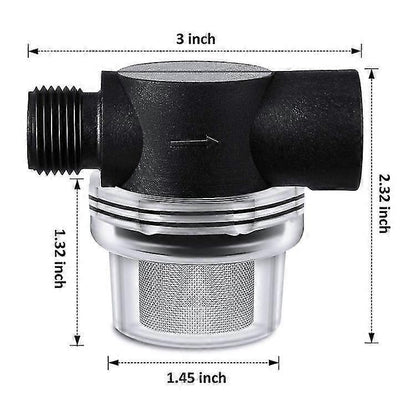 RV Universal Water Pump Filter with Stainless Steel Pre-Filter V1263-JX-4625