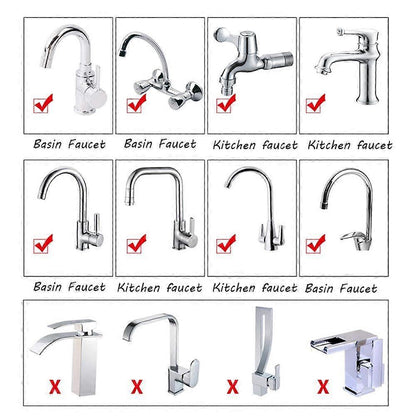 6pcs Mini Faucet Water Filters, Activated Carbon, Anti-Limescale Round Filters V1263-JX-4626