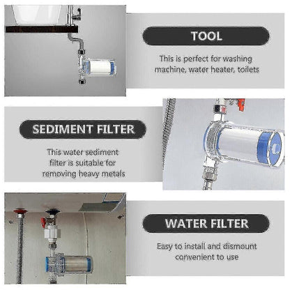 Washing Machine Sediment Cartridge Water Filter Attachment V1263-JX-4629
