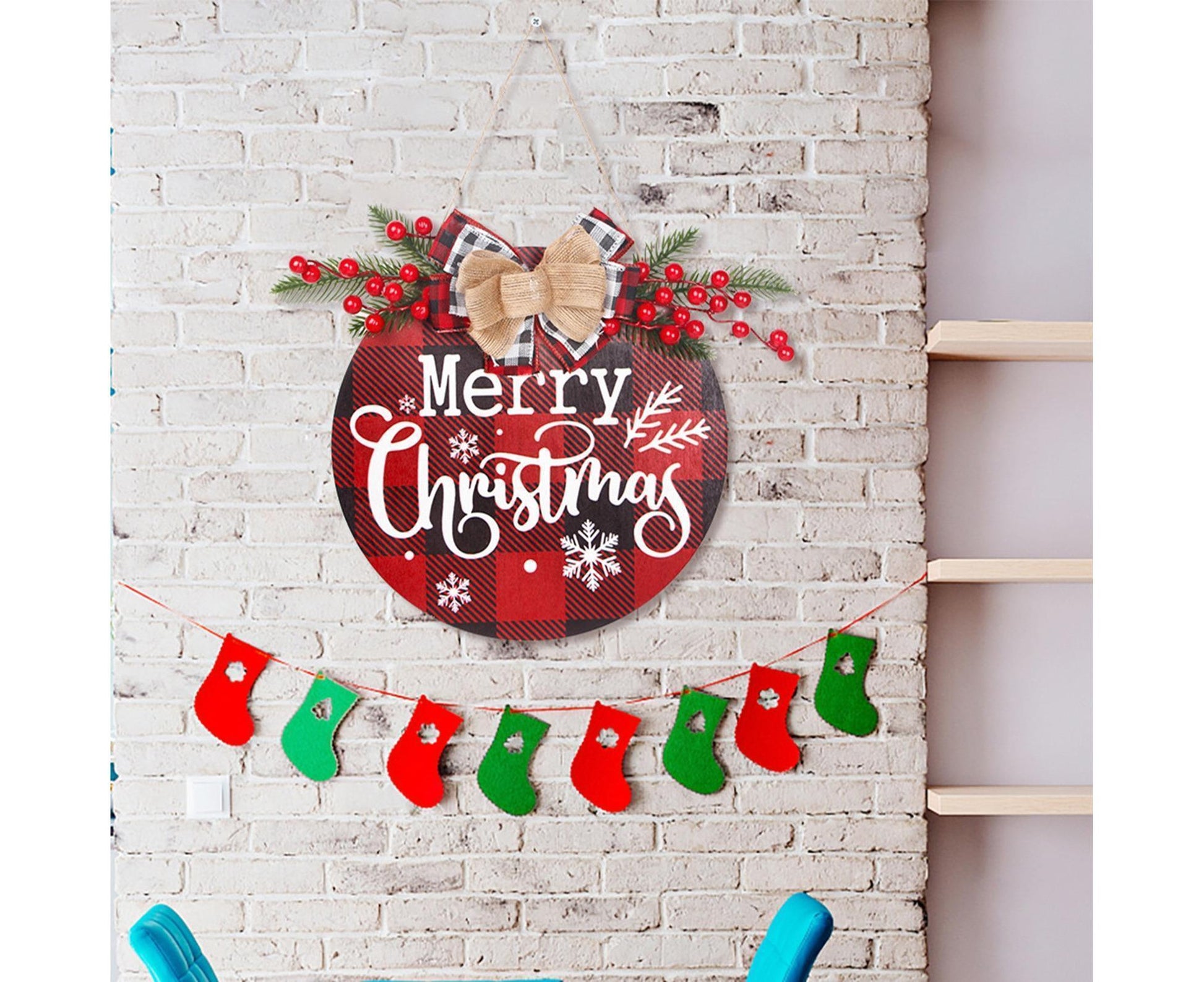 Hanging Plaque for Door-Red V1263-JX-464