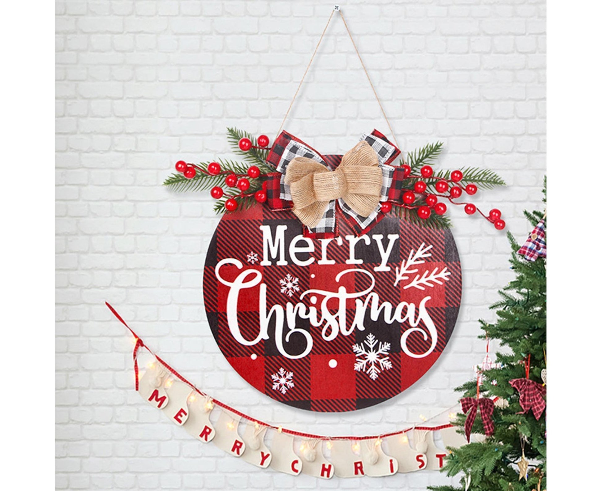 Hanging Plaque for Door-Red V1263-JX-464
