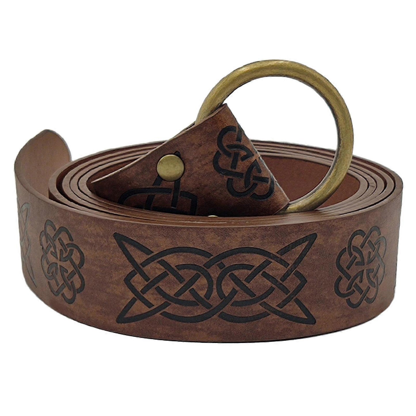 Medieval Viking Leather Belt with Renaissance Pouch Bag V1263-JX-4641