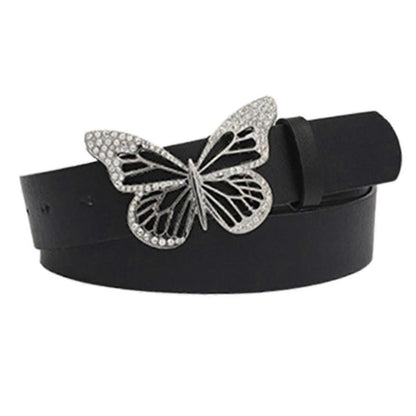 Women's Leather Belt with Buckle for Jeans and Dresses V1263-JX-4642