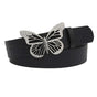 Women's Leather Belt with Buckle for Jeans and Dresses V1263-JX-4642