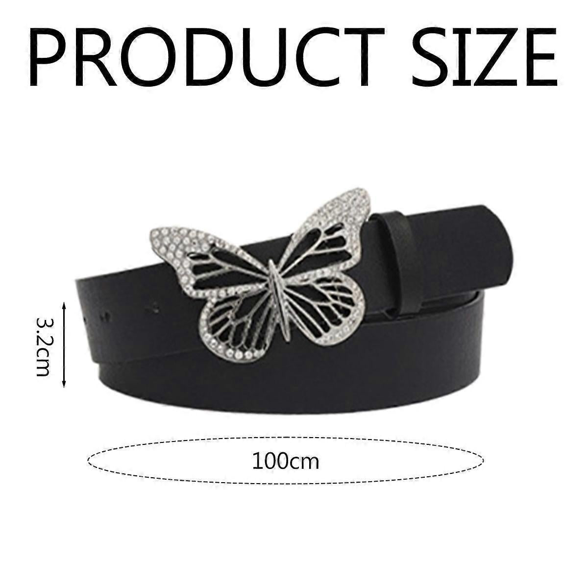 Women's Leather Belt with Buckle for Jeans and Dresses V1263-JX-4642