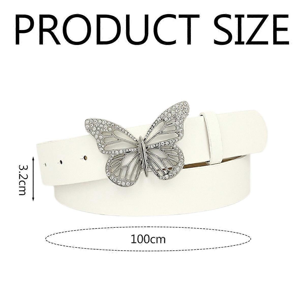 Women's Leather Belt with Buckle for Jeans and Dresses V1263-JX-4643