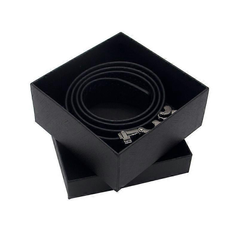 120cm Men's Coffee Leather Belt, Father's Day Gift V1263-JX-4646