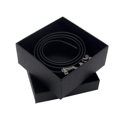 120cm Men's Coffee Leather Belt, Father's Day Gift V1263-JX-4646