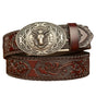 Men's 130cm Fashion Leather Belt with Automatic Buckle, Adjustable Fit V1263-JX-4649