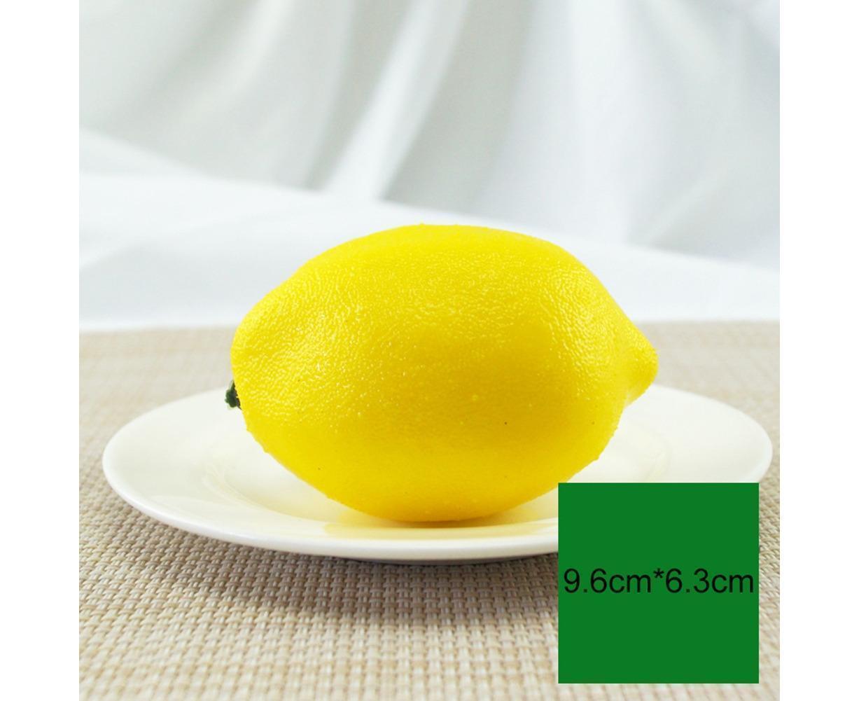 10Pcs Mini Artificial Lemon Simulation Fruit Photography Prop Party Table Decor-Yellow V1263-JX-465