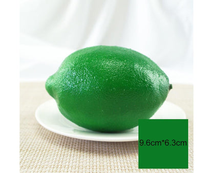 10Pcs Mini Artificial Lemon Simulation Fruit Photography Prop Party Table Decor-Yellow V1263-JX-465