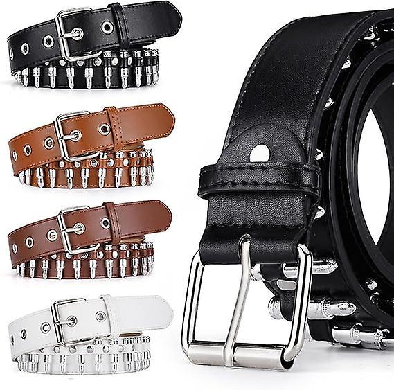 120cm Punk Studded Leather Belt for Women, Men & Girls V1263-JX-4654