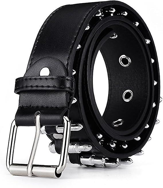 120cm Punk Studded Leather Belt for Women, Men & Girls V1263-JX-4654