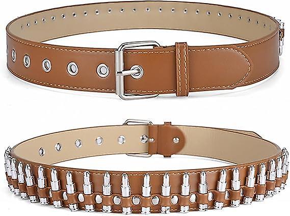 120cm Punk Studded Leather Belt for Women, Men & Girls V1263-JX-4654