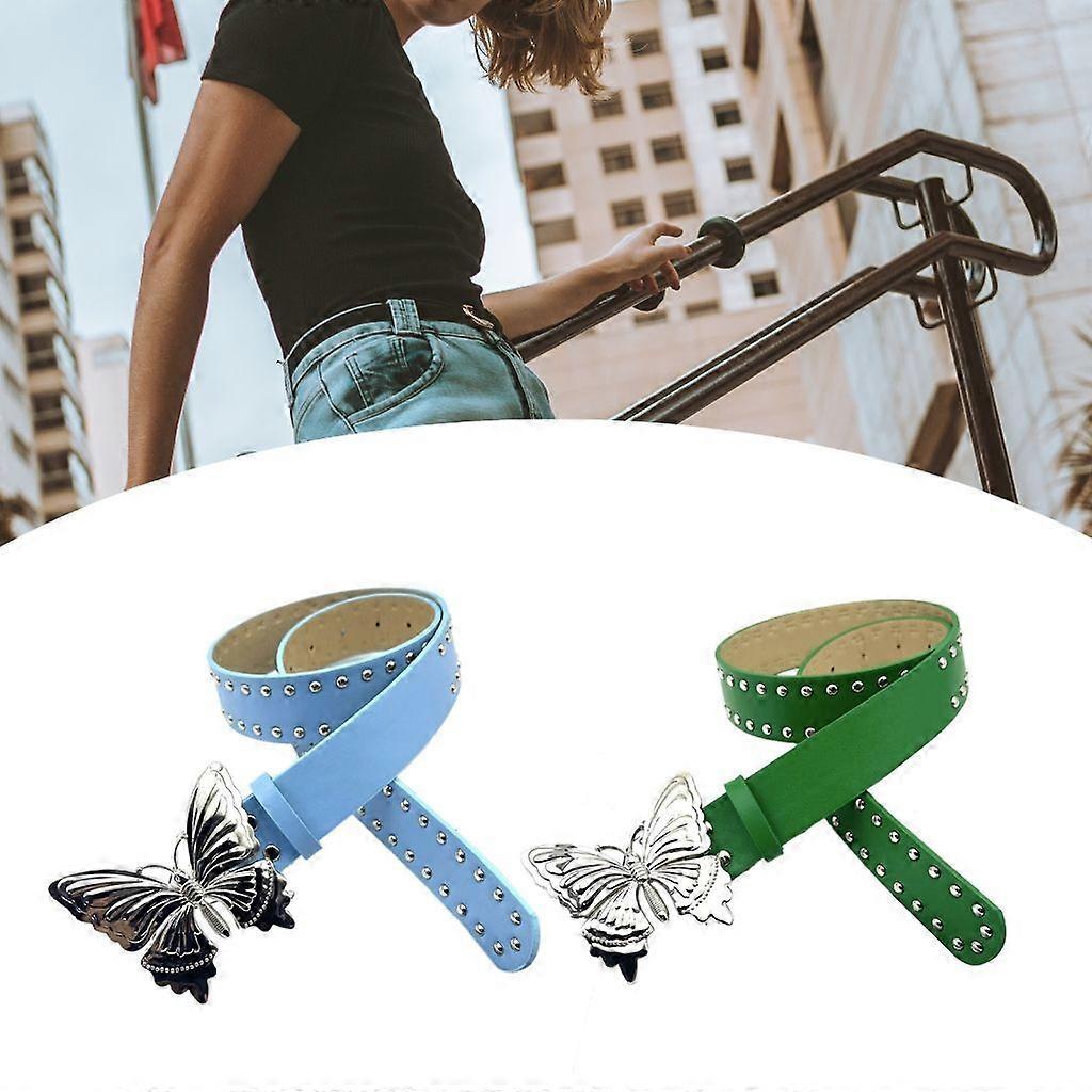 Women's Trendy Leather Waist Belt, Versatile Novelty Style V1263-JX-4658