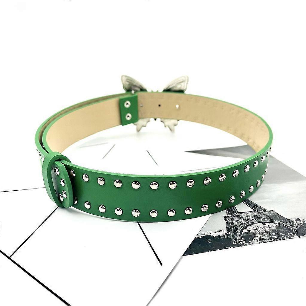 Women's Trendy Leather Waist Belt, Versatile Novelty Style V1263-JX-4658