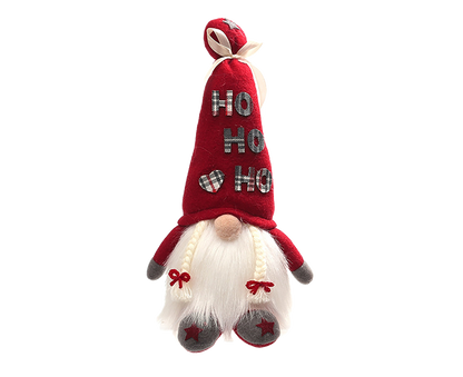 Creative Dwarf Shape LED Doll Decor Cute Exquisite Flannel Doll Display for Home-Red V1263-JX-467