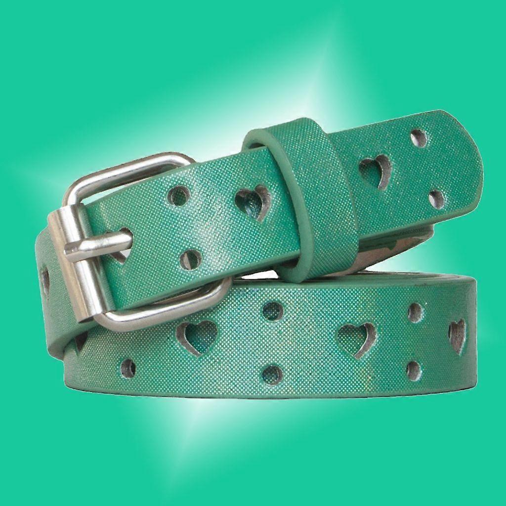 Women's Faux Leather Jeans Belt with Thin Hollow Pattern V1263-JX-4673