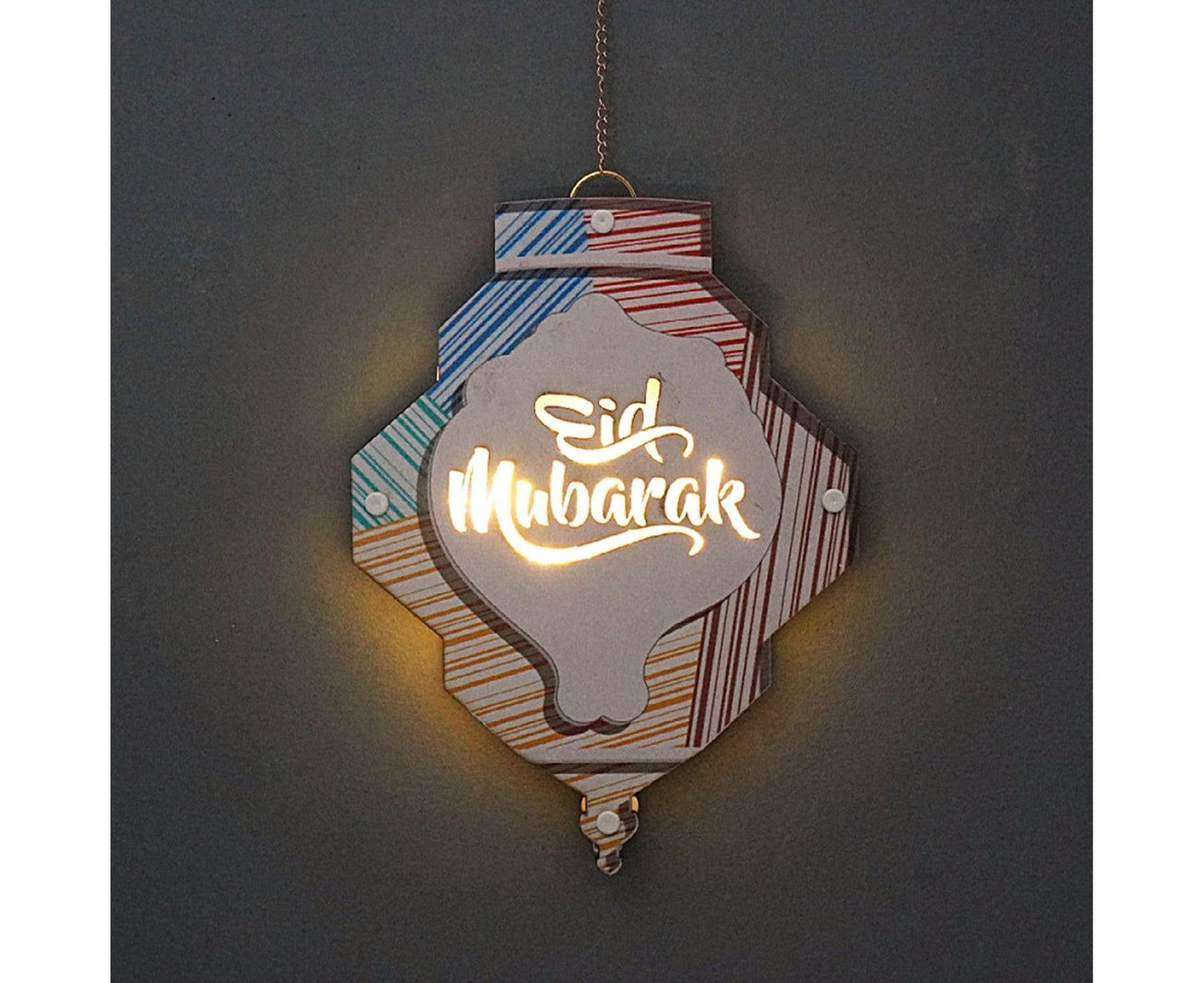 LED Wooden Pendant Wall Art Decor for Home V1263-JX-468