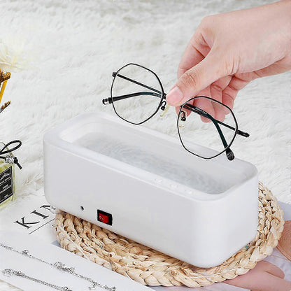 Ultrasonic Glasses & Jewelry Cleaner, Compact Household Cleaning Machine V1263-JX-4689