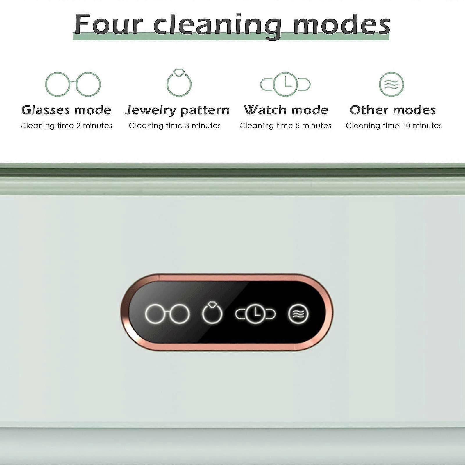 300ml 45kHz Ultrasonic Jewelry & Silverware Cleaner, Sonic Cleaning Machine V1263-JX-4695