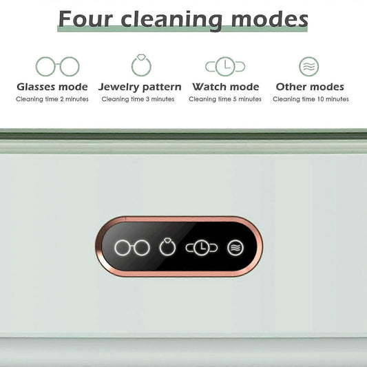 300ml 45kHz Ultrasonic Jewelry & Silverware Cleaner, Sonic Cleaning Machine V1263-JX-4695