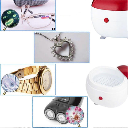 Mini Ultrasonic Jewelry Cleaner for Accessories & Small Instruments V1263-JX-4699