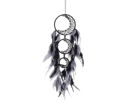 Feather Dream Catcher Home Decor-Black V1263-JX-470