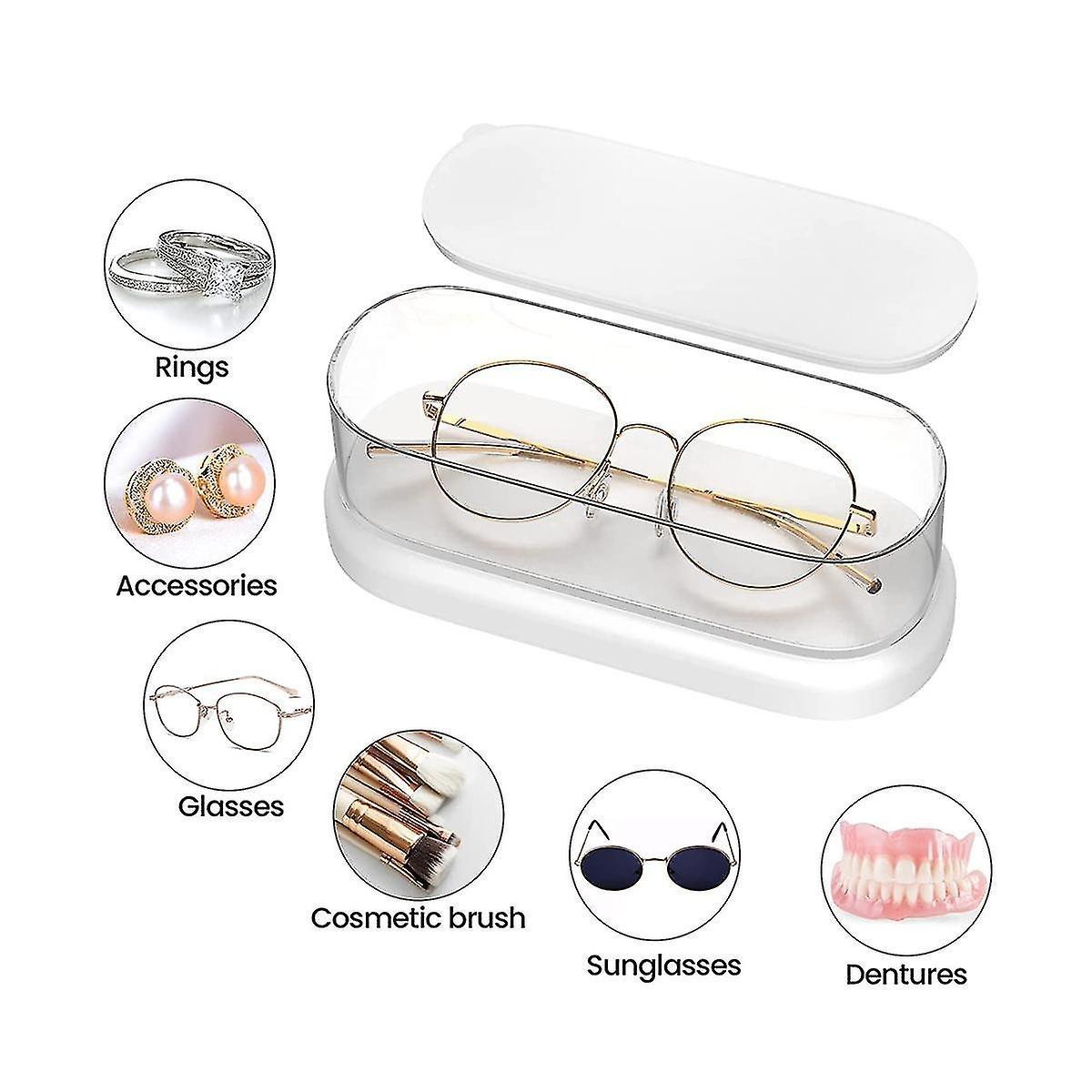 Portable Mini Ultrasonic Cleaner for Jewelry & Glasses V1263-JX-4703