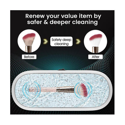 Portable Mini Ultrasonic Cleaner for Jewelry & Glasses V1263-JX-4703