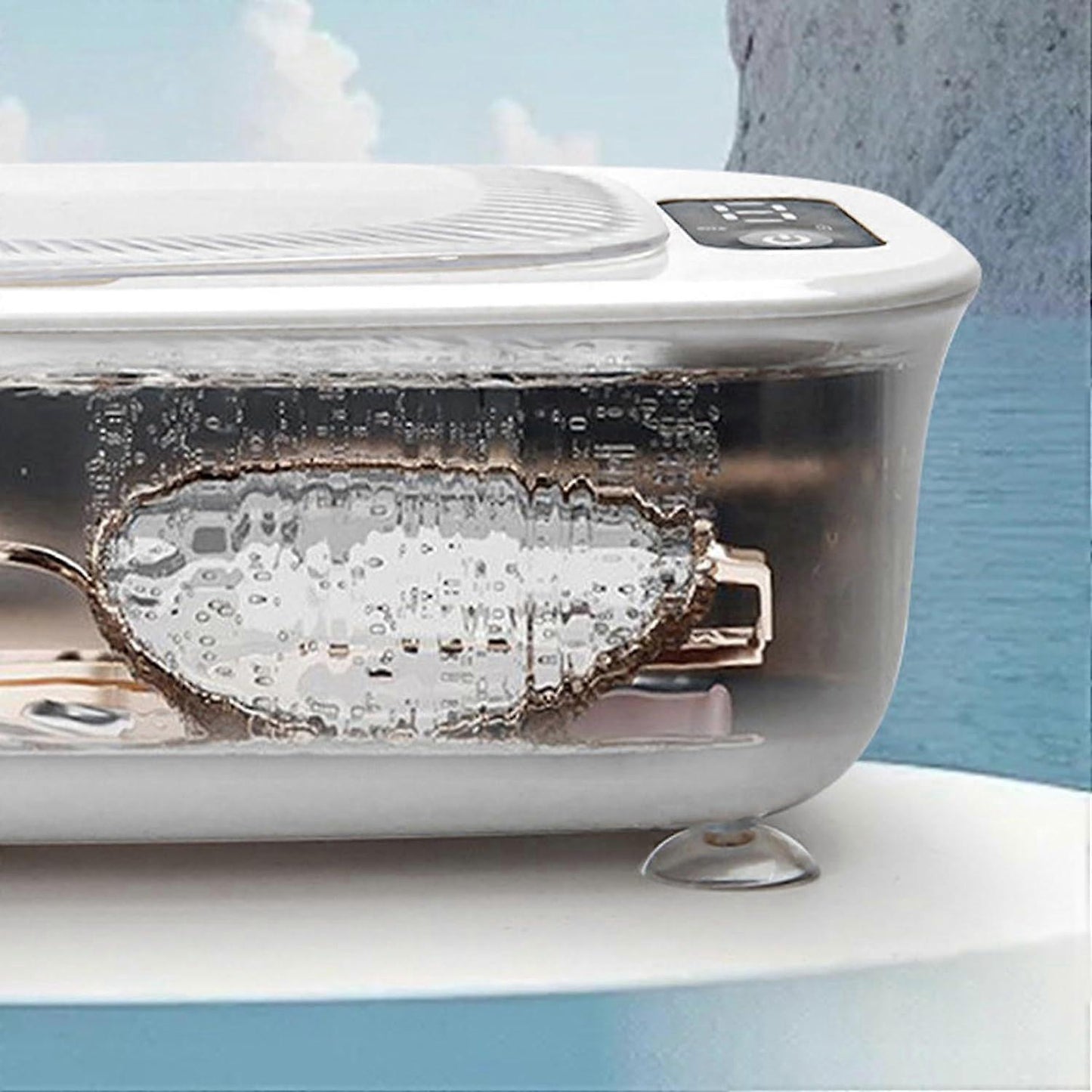 Deep Cleaning Ultrasonic Jewelry Cleaner Machine V1263-JX-4706